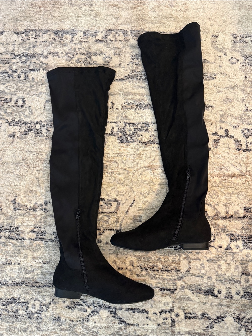 ASOS Black Over-the-Knee Women's Boots - Classic Tall Zip Boot
